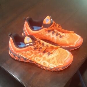 Adidas Red/Orange Vigor TR Trail Sneakers.